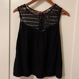 Super Fun Black Sleeveless Top